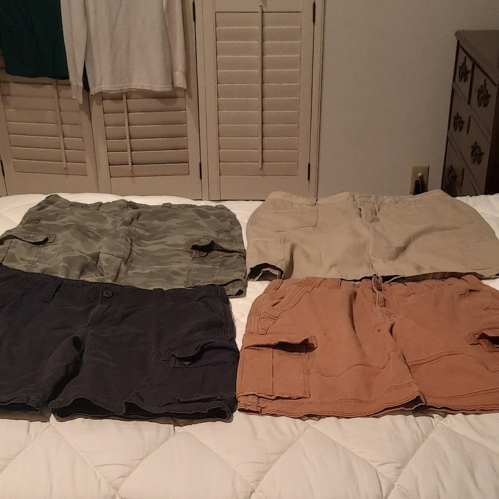 SOLD cargo shorts for men's
